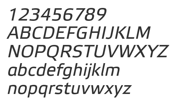 Шрифт EtelkaReg Italic