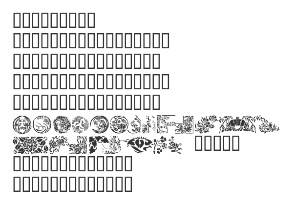 Скачать шрифт Japanese Designs Regular