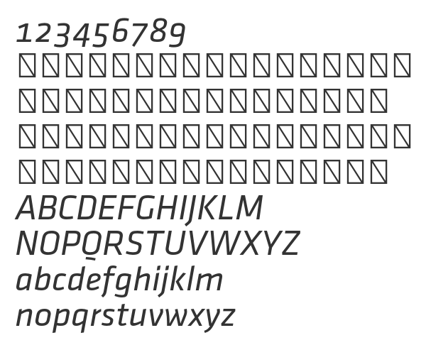 Скачать шрифт Klavika Regular Italic